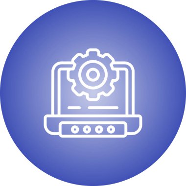 ayarları web simge vektör çizim 