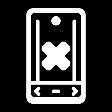 akıllı telefon web simgesi vektör çizimi