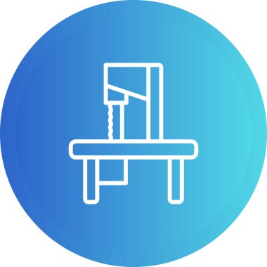 Mobilya simgesinin vektör illüstrasyonu