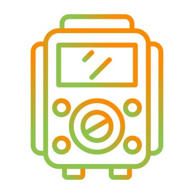 eşsiz radyo vektör simgesi