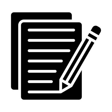 Belge Düzenle Web simgesi vektör illüstrasyonuName