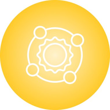 beautiful flower vector line icon