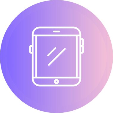 Cep telefonu simgesinin vektör illüstrasyon simgesi