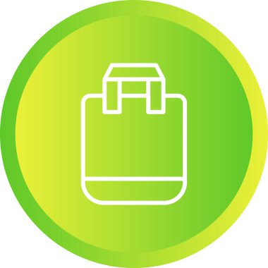 Bir gaz tankı simgesinin vektör çizimi