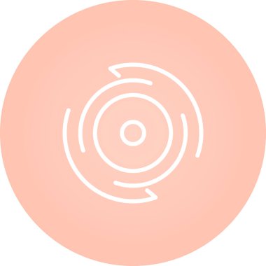 cd simgesi, vektör illüstrasyonu