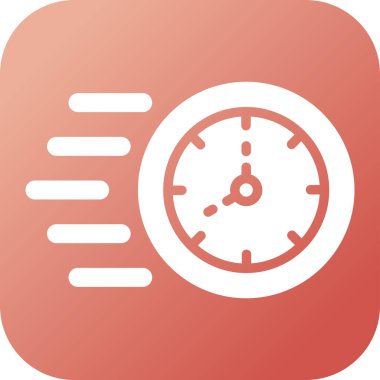 saat web simgesi vektör illüstrasyonu