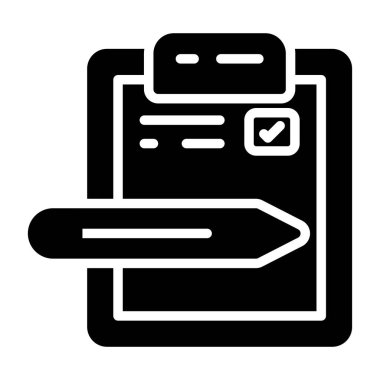 dizin vektörü glyph düz simgesi