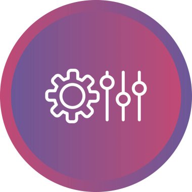 ayarları web simge vektör çizim 