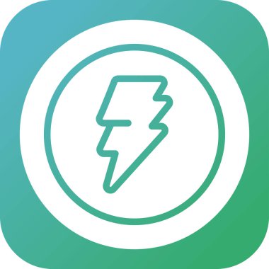 Güç simgesinin vektör illüstrasyonu