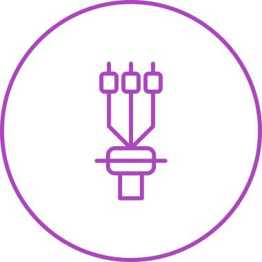 vektör çizim elektrik fişi