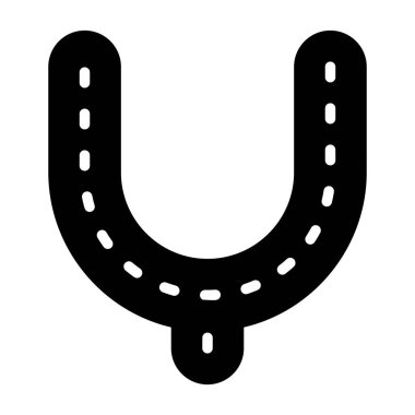 At nalı simgesi, basit stil