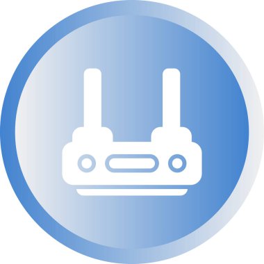 router simgesi web basit illüstrasyon