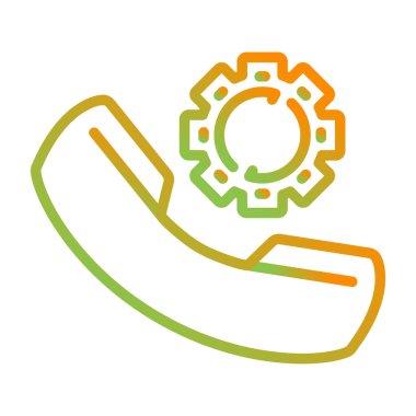 Modern b 'nin vektör illüstrasyonu telefon simgesinden yoksun