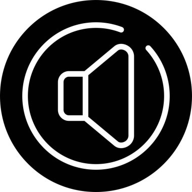 hoparlör simgesi vektör çizim