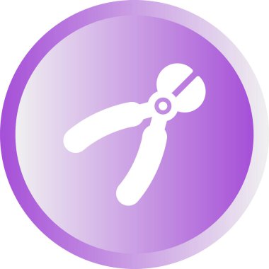 Kablo Striptizci web simgesi, vektör illüstrasyonu