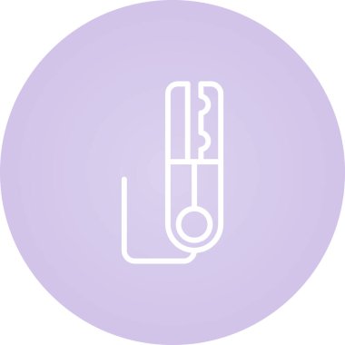 Gaz simgesinin vektör illüstrasyonu