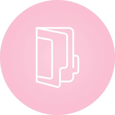 Kitap simgesi, modern vektör illüstrasyon tasarımı