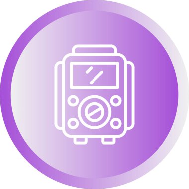 Kamera. Web simgesi basit tasarım