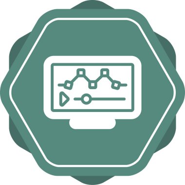 seo modern simgesinin vektör illüstrasyonu