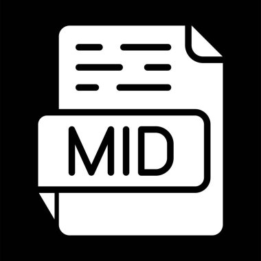 dosya biçimi simgesi, vektör illüstrasyonu