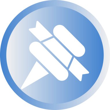 Pushpin web simgesi vektör illüstrasyonu