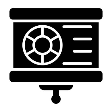 Hayran. Web simgesi basit illüstrasyon