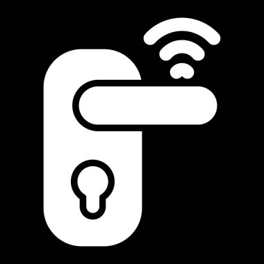 Kablosuz. Web simgesi basit illüstrasyon