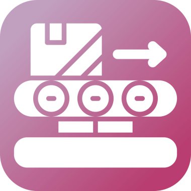 Tren simgesinin vektör illüstrasyonu