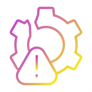 Yönetim Başarısızlığı Web simgesi vektör çizimi