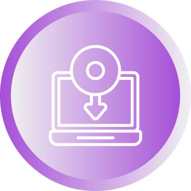 seo modern simgesinin vektör illüstrasyonu