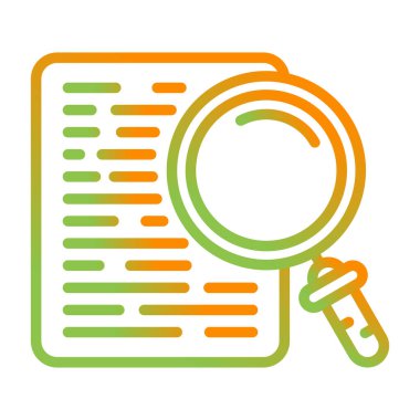 Arama simgesi vektör illüstrasyonu