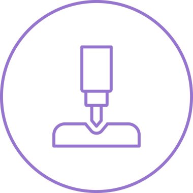 kalem simgesi vektör illüstrasyonu