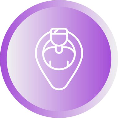 Modern simgenin vektör illüstrasyonu