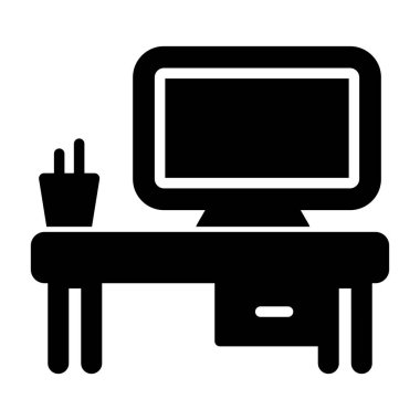 Bilgisayar web simge vektör çizim