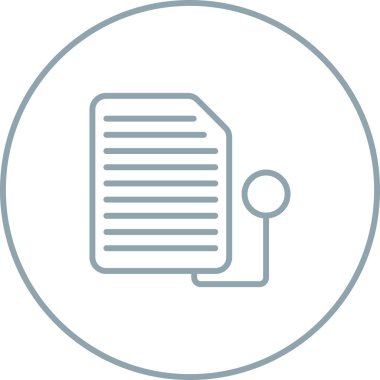 dosya vektör çizgisi simgesi