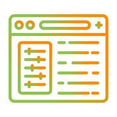 ayarları web simge vektör çizim 