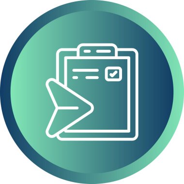 Belge simgesi soyut bir grupta izole edildi