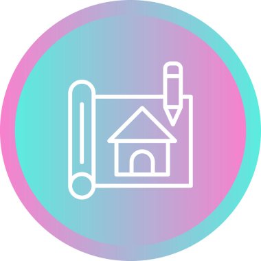 Modern eğitim ikonunun vektör illüstrasyonu