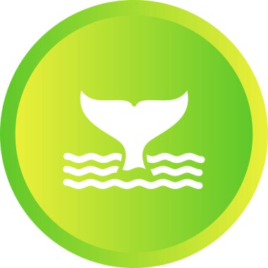 Moda tarzında izole edilmiş su kuşu simgesi