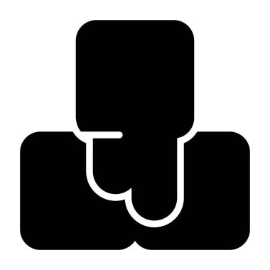 Bir poşet kahvenin vektör simgesi