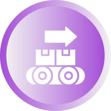 Bir kamyonun vektör çizimi