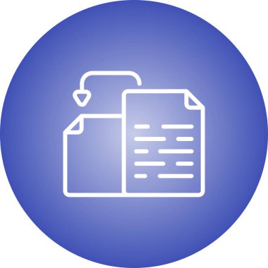 belge simgesi vektör illüstrasyonu