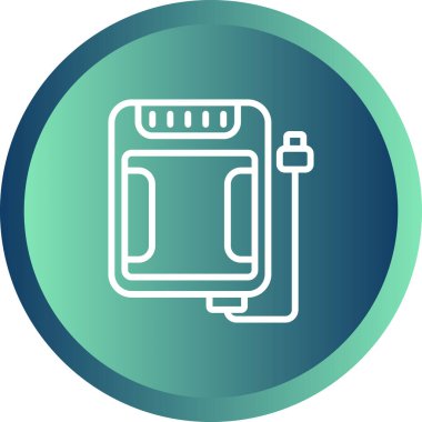 pil vektör simgesi modern basit illüstrasyon, pil ve yumuşak beyaz renk