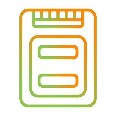 Modern simgenin vektör illüstrasyonu