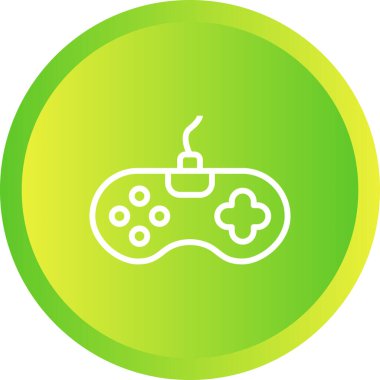 Joystick simgesi, vektör illüstrasyonu