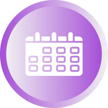 Takvim. Web simgesi basit illüstrasyon