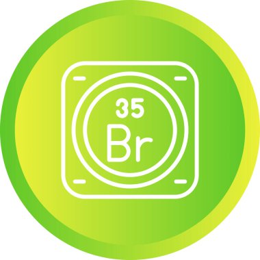 Kimyasal element ağ basit illüstrasyon