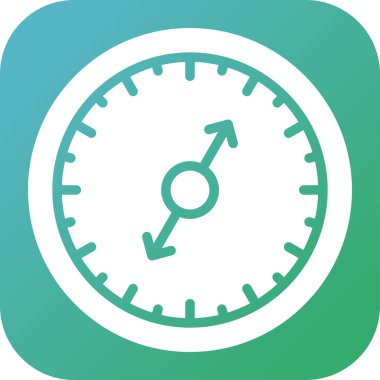 pusula simgesi web basit illüstrasyon