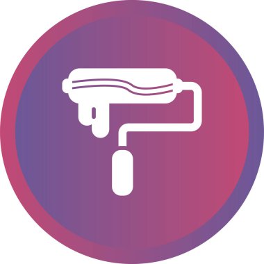 boya silindiri simge vektör çizim