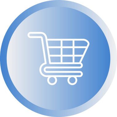 Alışveriş arabasının vektör çizimi